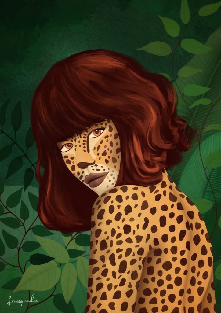 Cheetah Girl by Lorena Maqueda